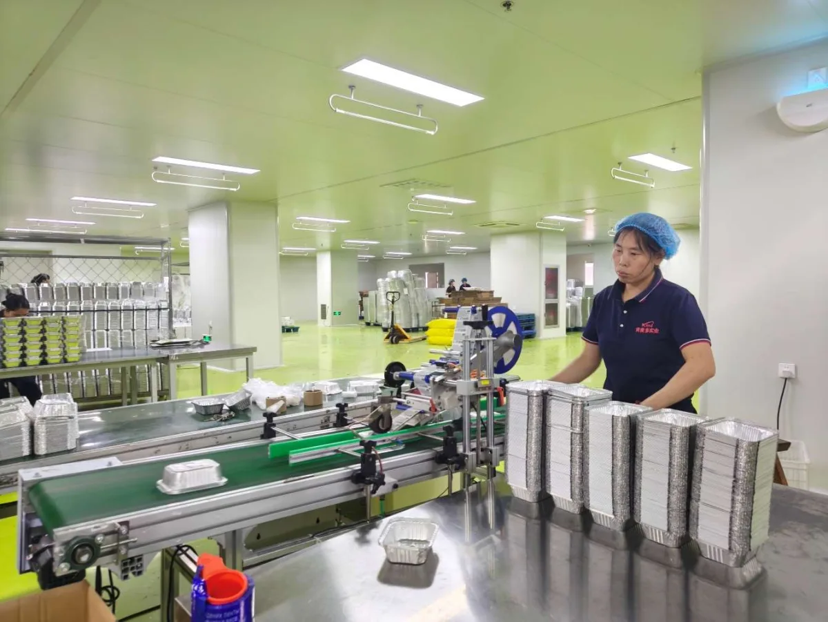 KMD Aluminum automated packaging line