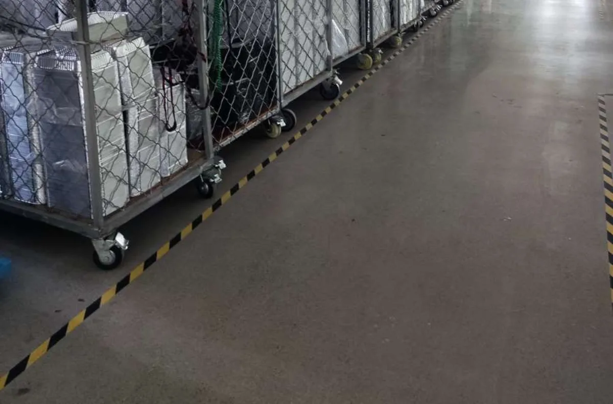 KMD Aluminum warehouse storage cages