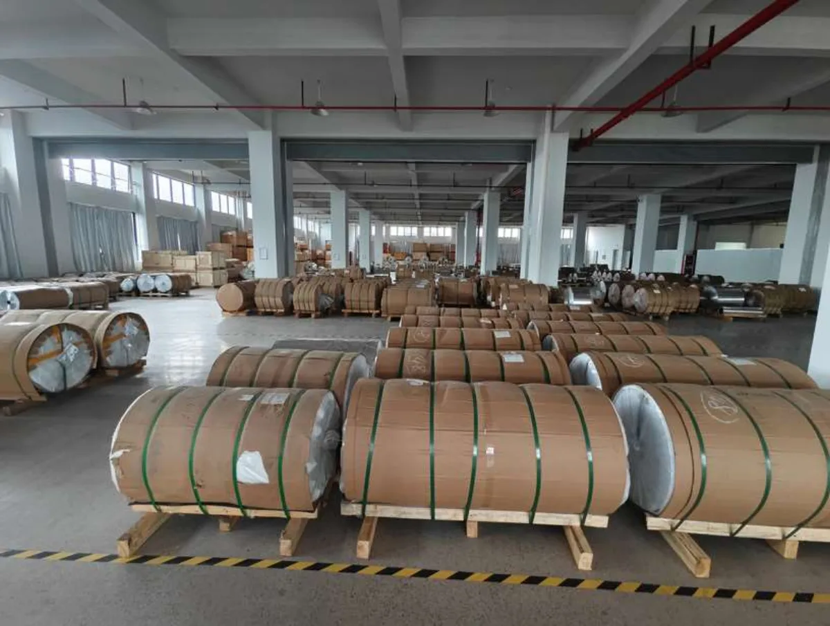 KMD warehouse with aluminum coils