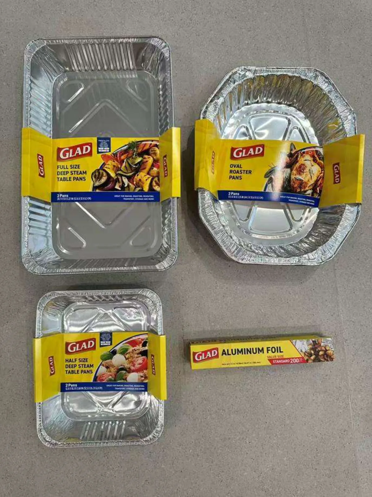 Glad-branded aluminum foil products manufactured by PT Green Source