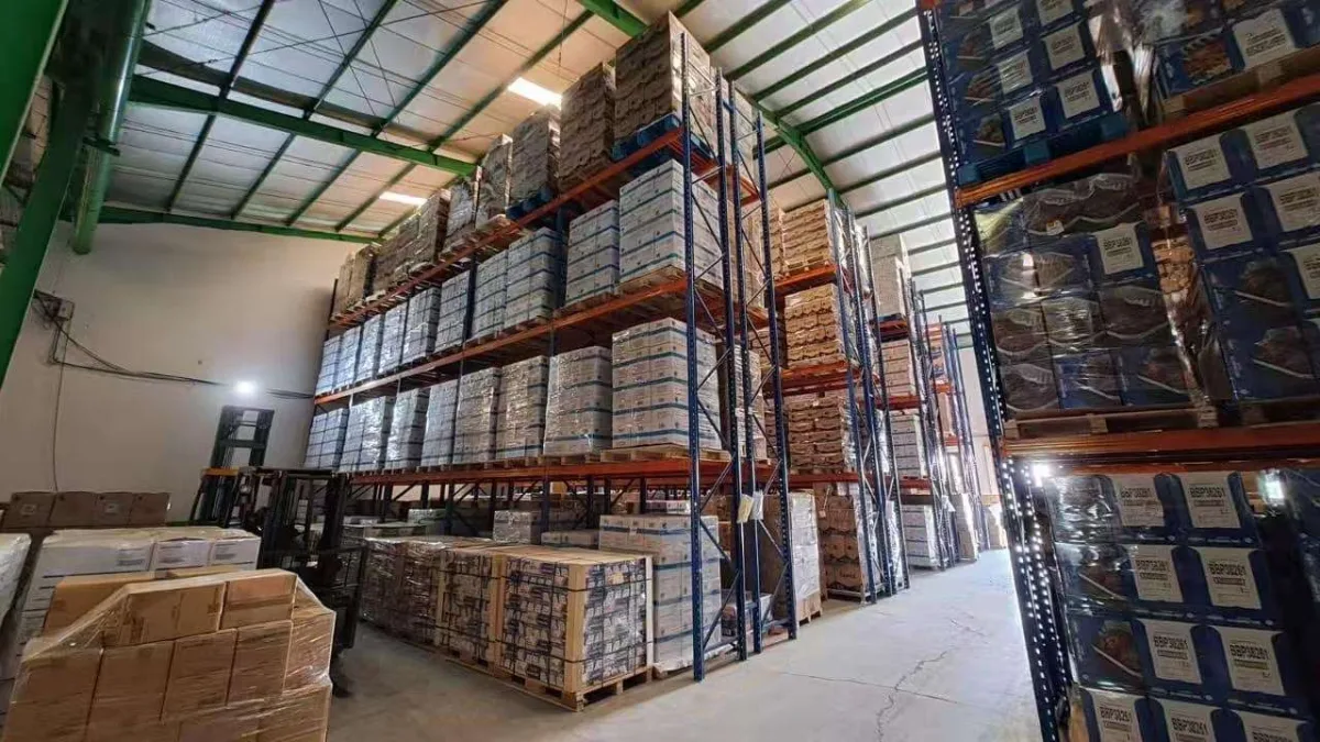 PGS racked warehouse storage