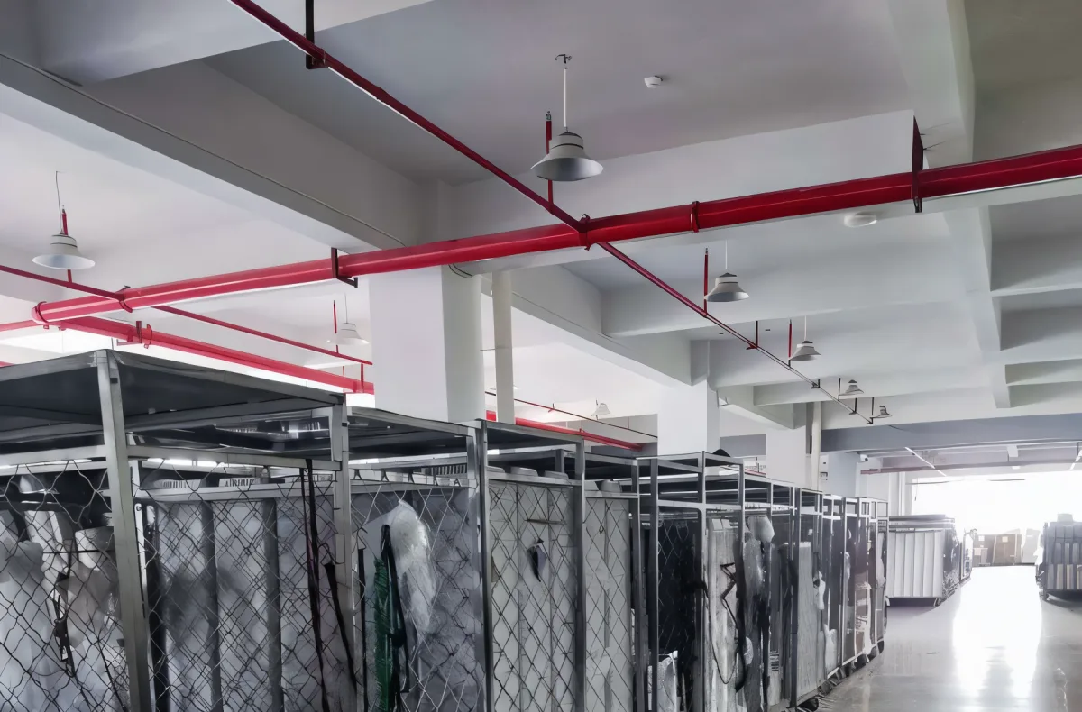 Quality control inspection at KMD facility